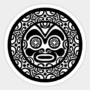 Polynesian Tiki face 1 Sticker